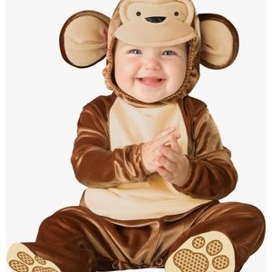 InCharacter Mischievous Monkey Baby Costume Size 6-12 Months